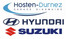 Logo Garage Hosten - Durnez bvba - Hyundai & Suzuki